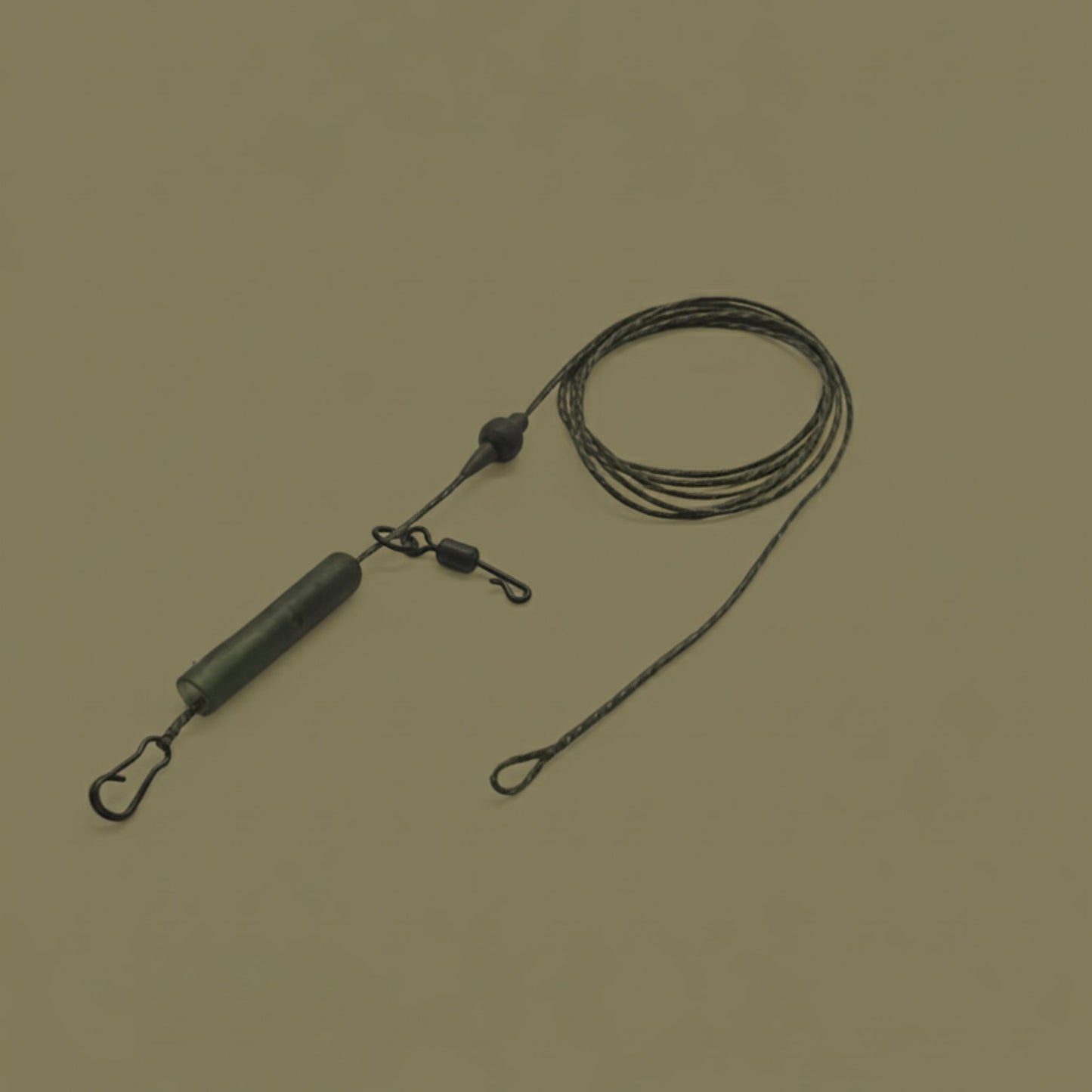4Carpers Heli Leader System Base Version ready-made helicopter rig leader 75cm 40lb for carp fishing