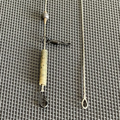 4Carpers Heli Leader System Base Version ready-made helicopter rig leader 75 cm 40 lb for carp fishing