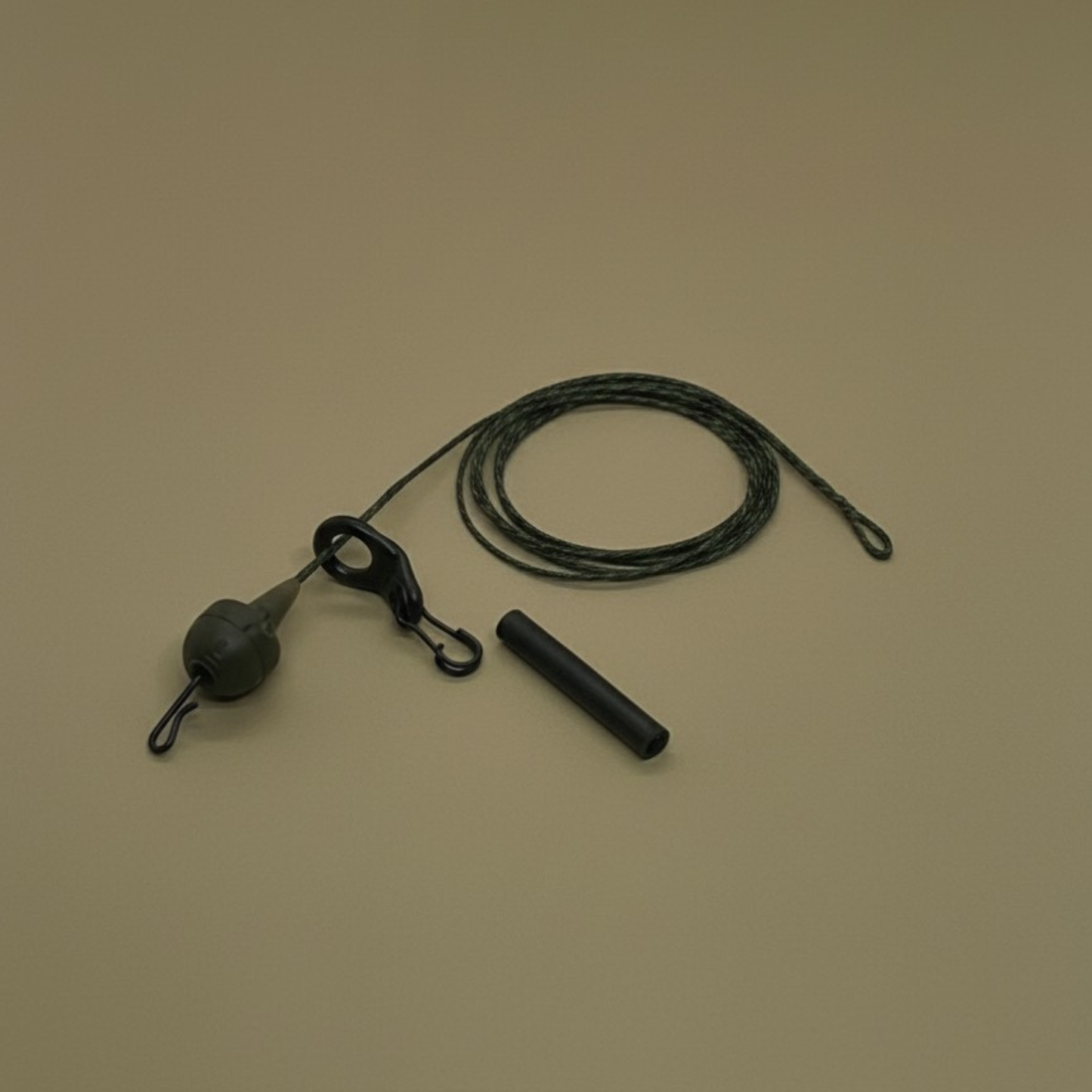 4Carpers Run Ring Rig ready-made carp fishing rig with Evolve components and OMC leader