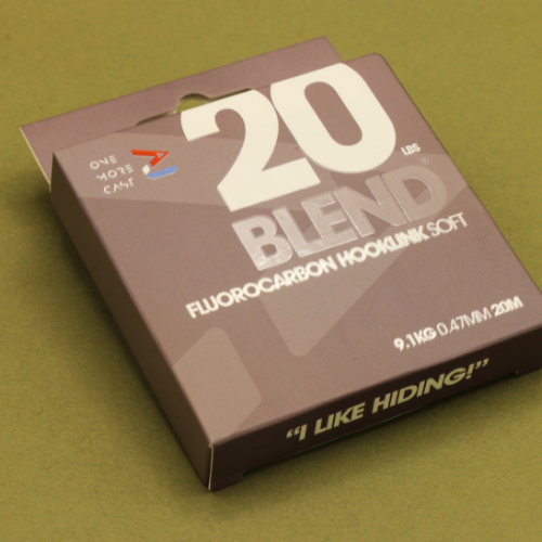 OMC Blend Fluorocarbon Hooklink Soft Pavadu Materiāls 20 m