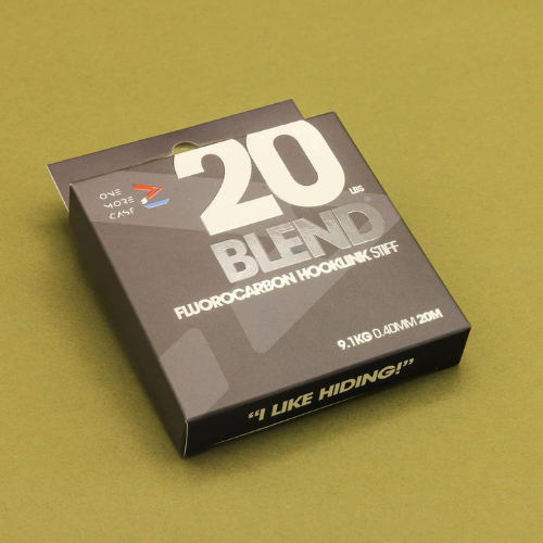 OMC Blend Fluorocarbon Hooklink Stiff Pavadu Materiāls 20 m