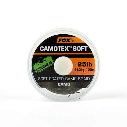 Fox Edges Camotex Soft Pavadu Materiāls 20 m