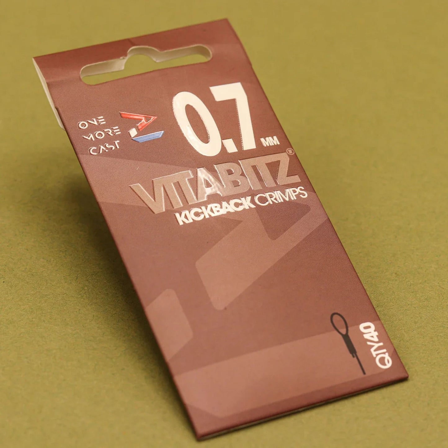 OMC Vitabitz Crimps 0.7mm 40 pack for stiff hooklink materials and chod rigs