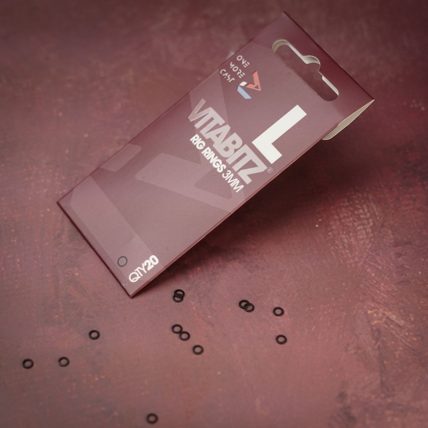 OMC Vitabitz Rig Rings 3mm 20 pack for hook sizes 4 and larger in Blow Back Rigs