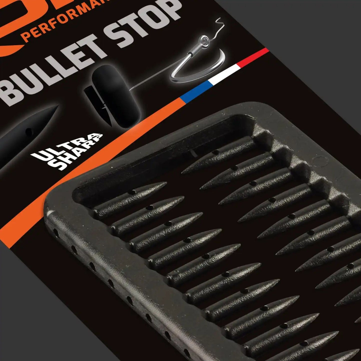 ROK Bullet Stop black 40 pack with ultra-sharp tip for hair rig bait attachment