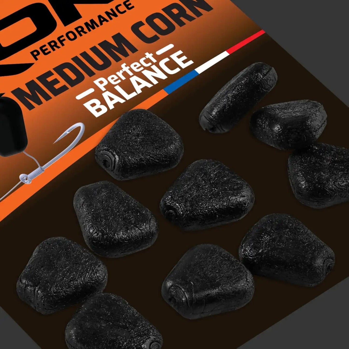 ROK Medium Corn Perfect Balance black 20 pack for PVA stick fishing