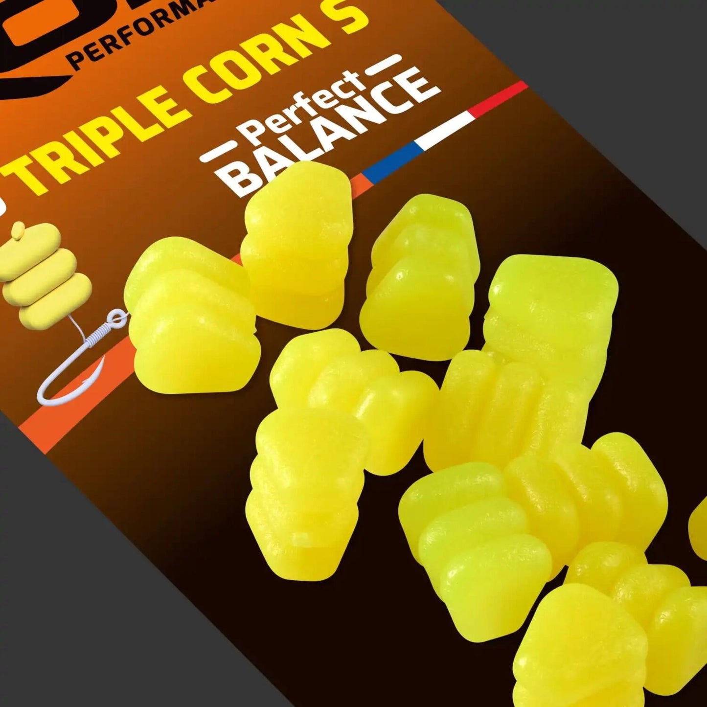 ROK Triple Corn S Perfect Balance yellow 20 pack for PVA stick fishing