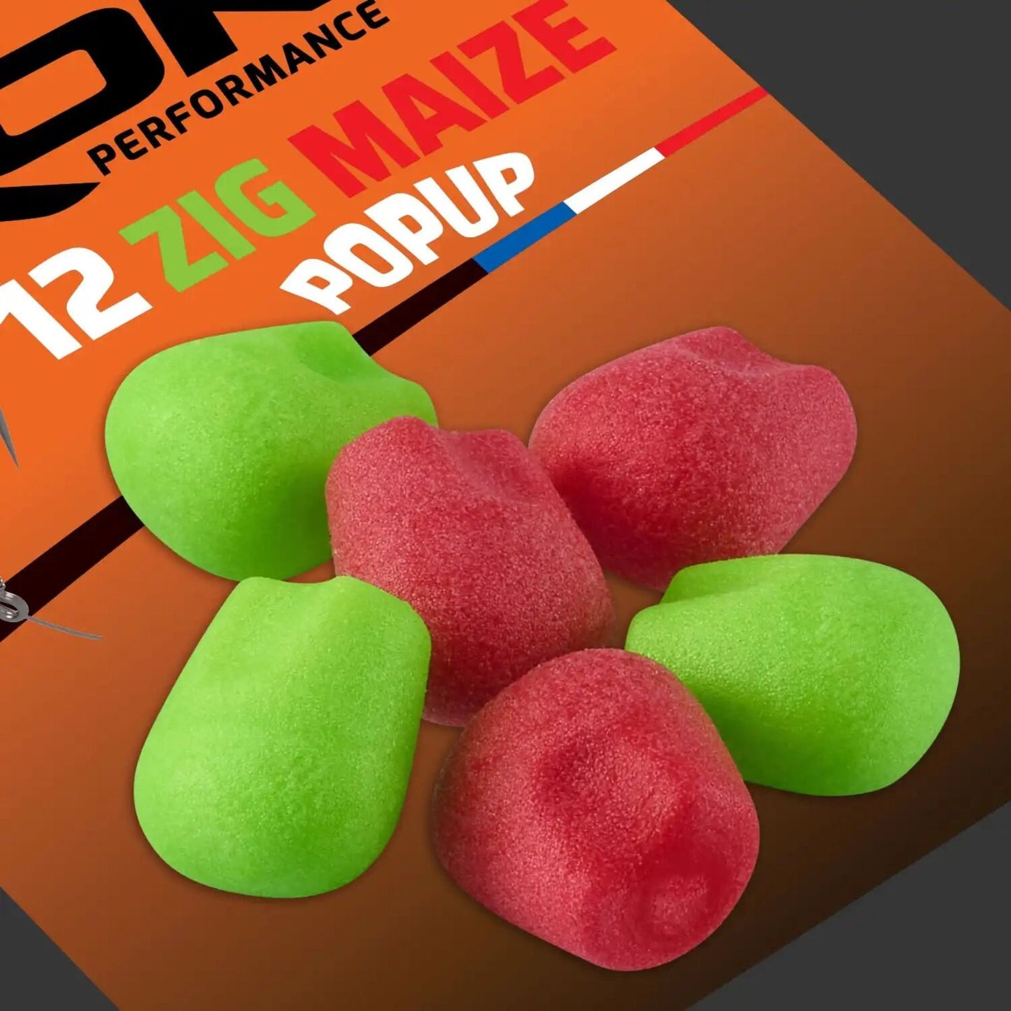 ROK Ultra Zig Maize green and red 15 pack for zig rig and snowman presentations