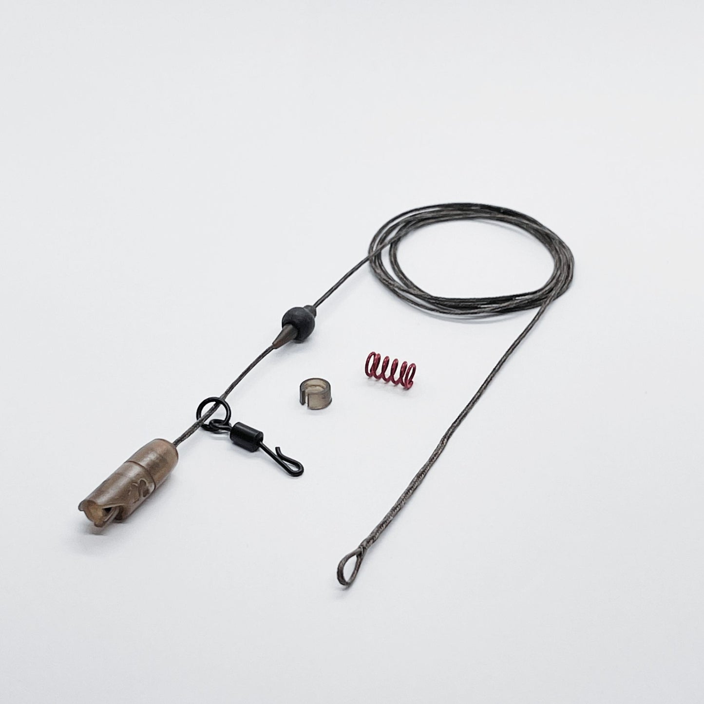 4Carpers Heli Leader System Drop-Off Version mini brown 75cm 40lb with lead release mechanism