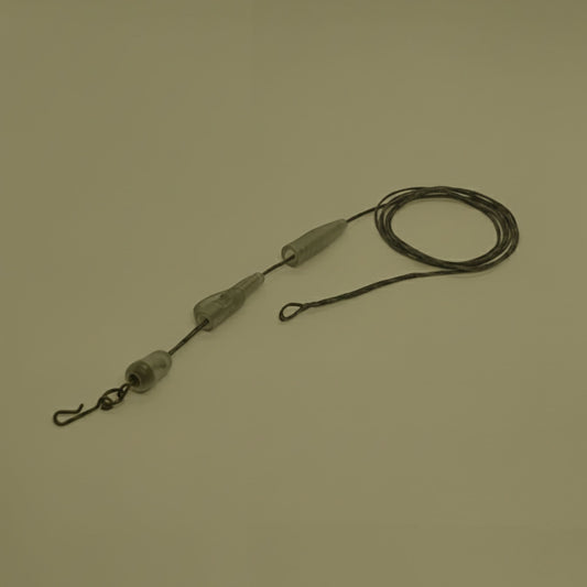 4Carpers Running Rig Lead Clip System Drop-Off 75cm 40lb hybrid rig with lead release for carp fishing