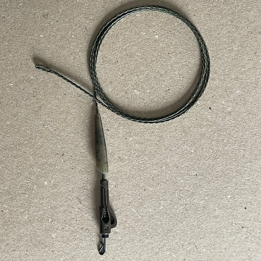 4Carpers Safe Clip Rig Evolve x OMC with Quick Change swivel and 40lb lead-free leader 78cm