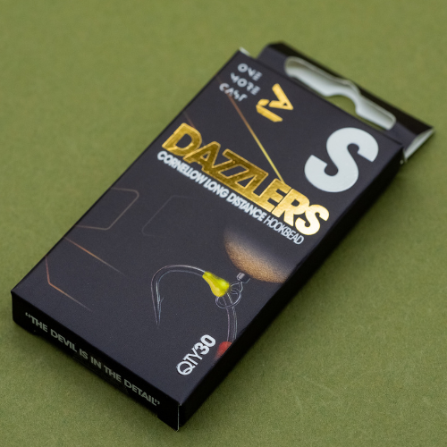 Āķu gumijas OMC Dazzlers Cornellow Distance Hookbead (30gb)