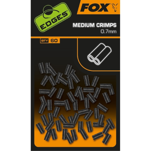 Apspiežamās caurulītes Fox Edges Crimps (60gb)