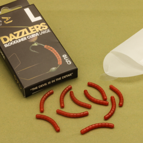 Gumijas āķim OMC Dazzlers Curve (10gb)