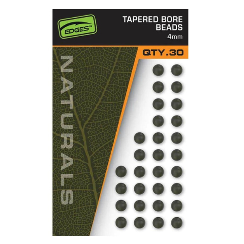 Gumijas lodītes Fox Edges Naturals Tapered Bore krelles (30gab)