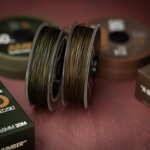 OMC AMMO Camo Braided Hooklink 20 m