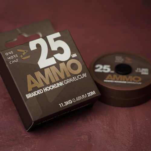 OMC AMMO Camo Braided Hooklink 20 m