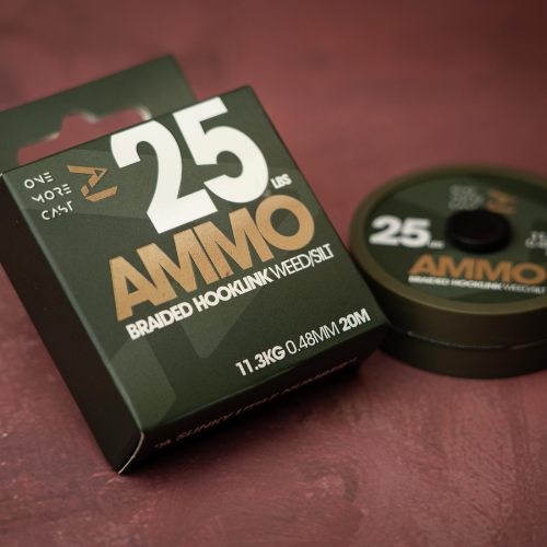 OMC AMMO Camo Braided Hooklink 20 m