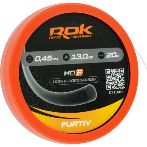 Pavadiņu materiāls ROK Furtive Fluorocarbon 20m
