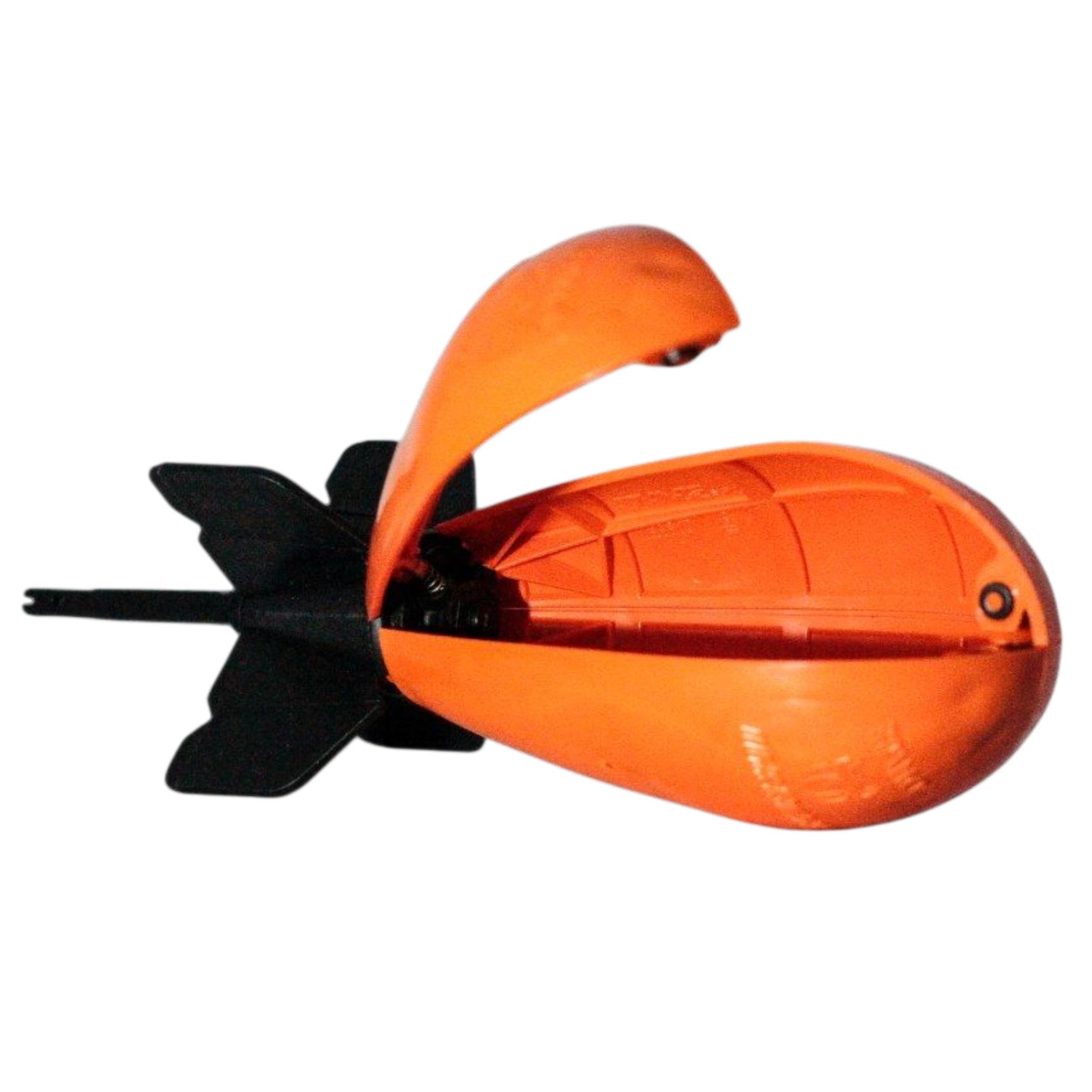 Advance Spyder Spod half open showing loading mechanism