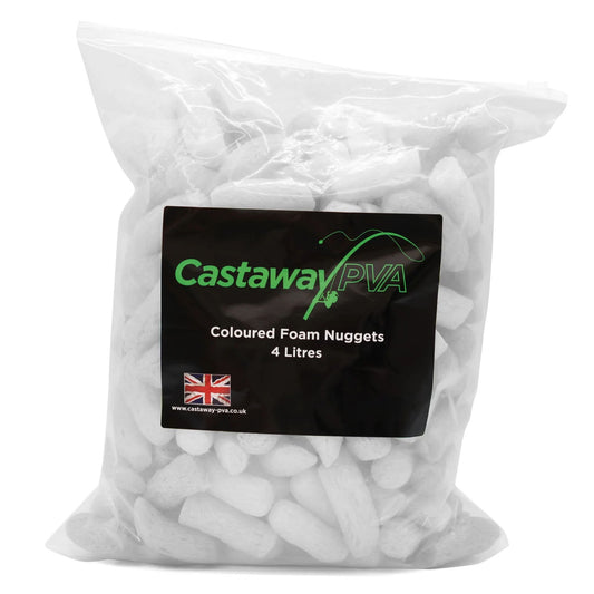 Castaway PVA nuggets 4L white for protecting hook points in carp fishing