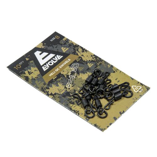 Evolve Heli QC Swivels with packaging