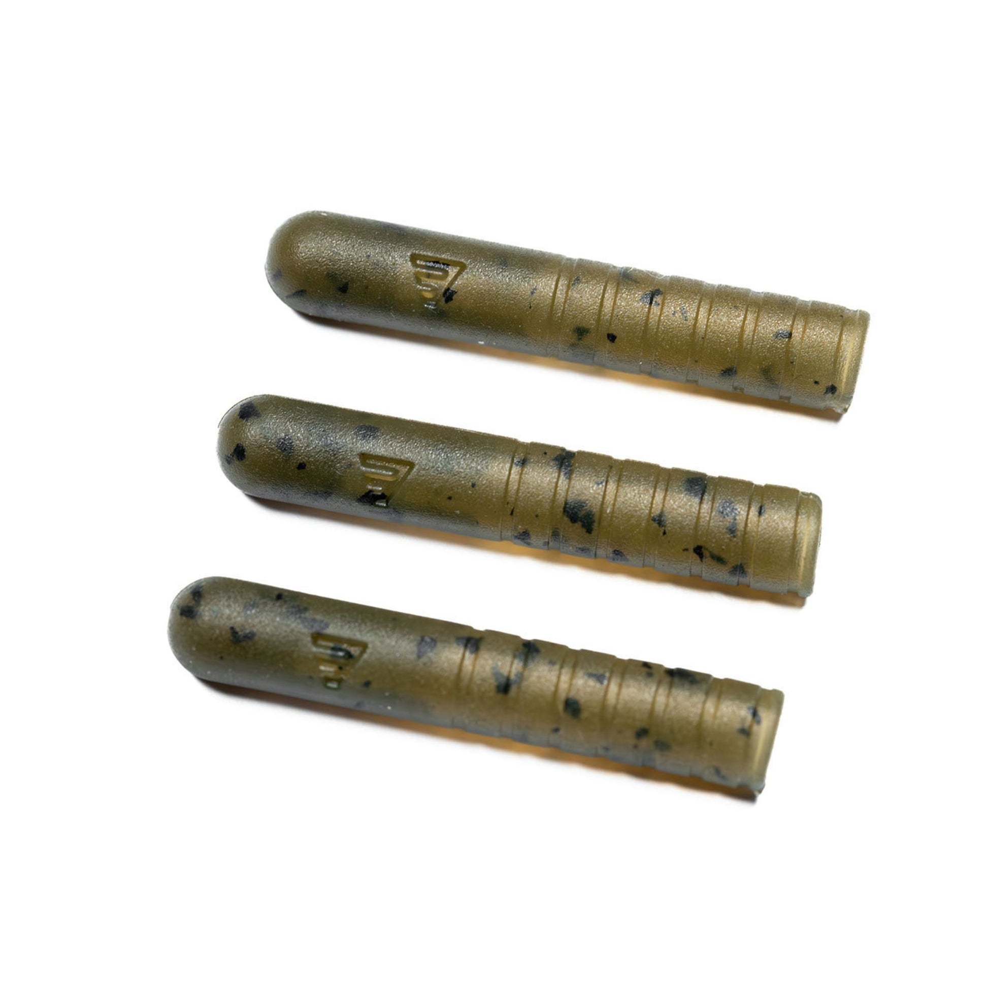 Evolve Leader Heli Buffer Sleeves detail showing rounded top and wide opening for helicopter and chod rigs