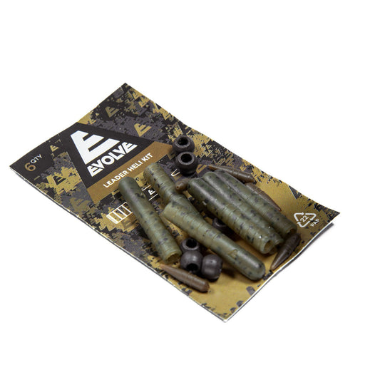 Evolve Leader Heli Kit 6 pack with 3-stage bead release and tungsten beads for helicopter and chod rigs