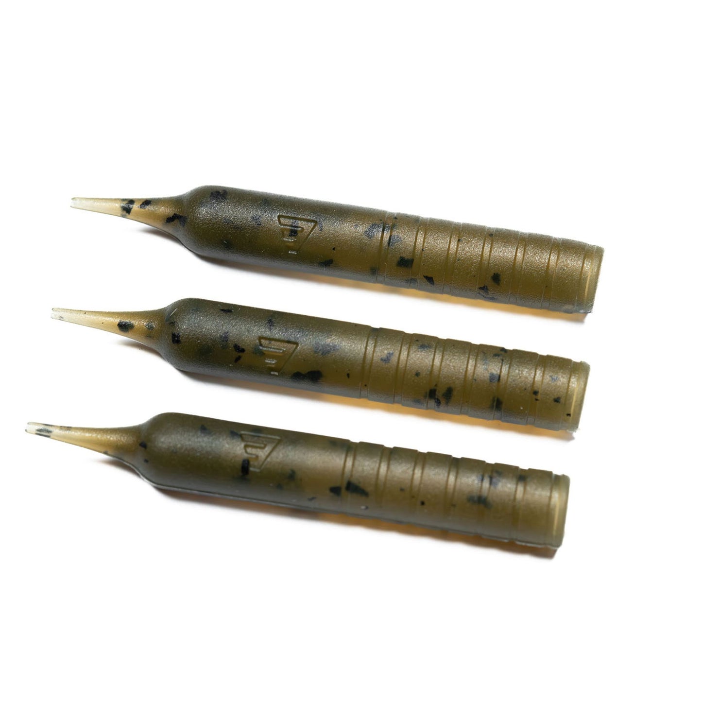 Evolve Naked Heli Buffer Sleeves detail showing internal grip and flared top for helicopter rigs, 6 pack