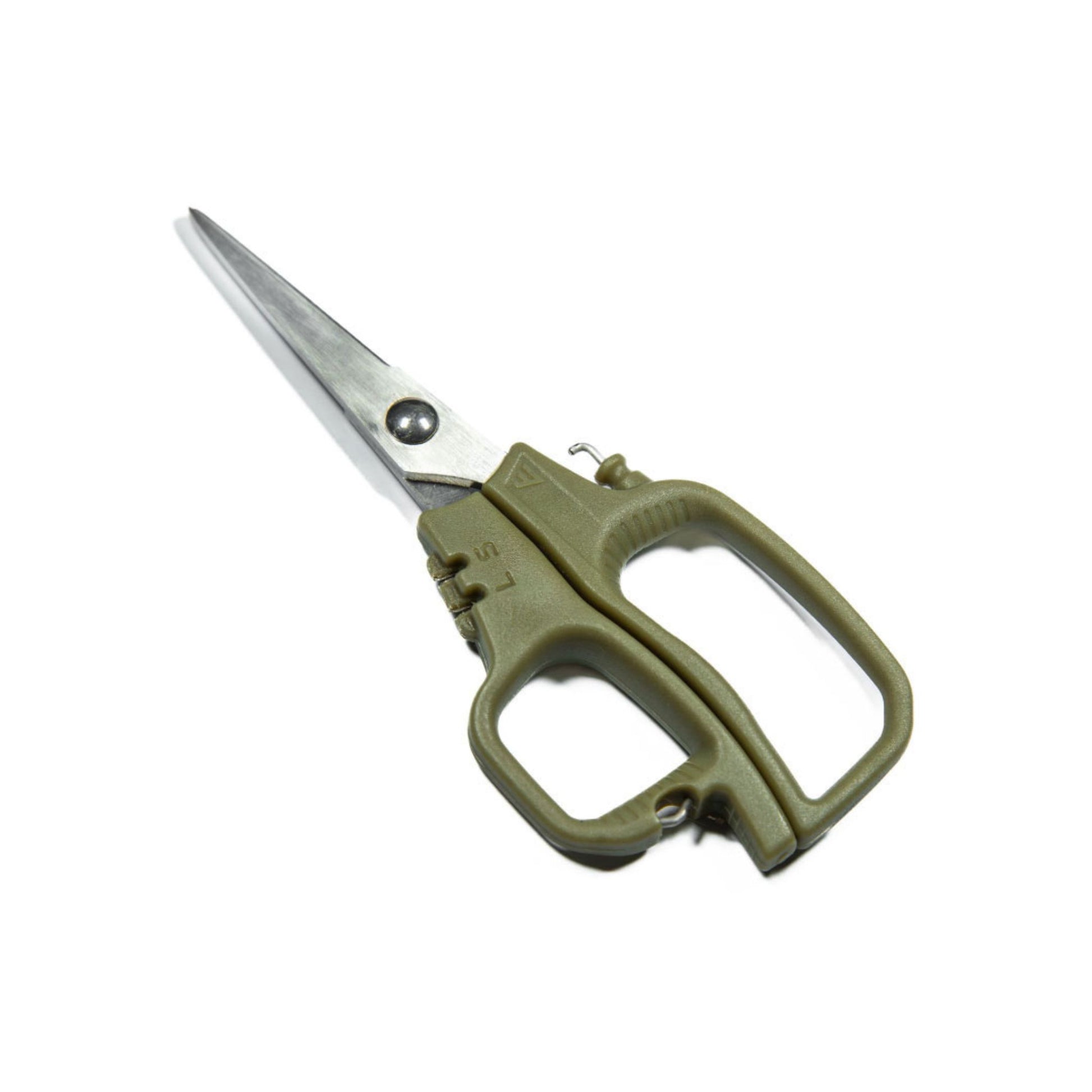Evolve Rig Scissors sharp blade close-up for precision cutting