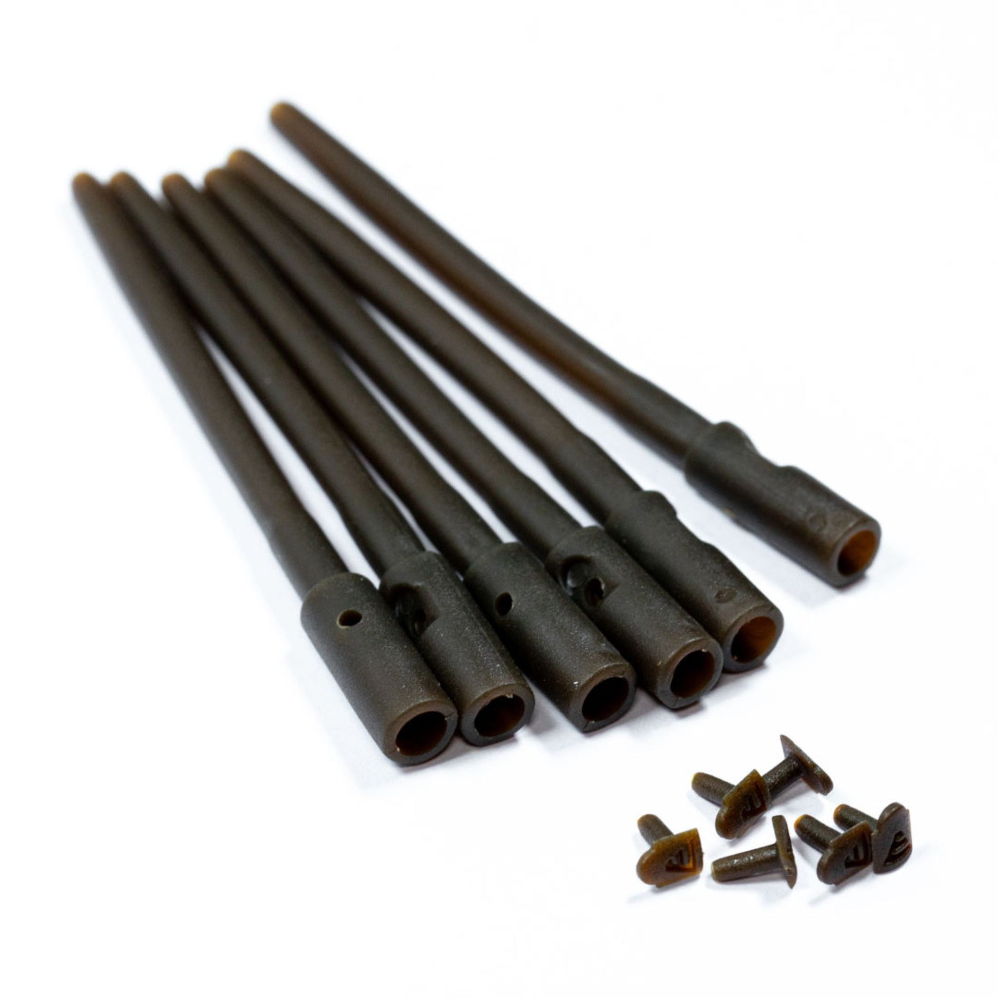 Evolve Rubber In-Line Inserts detail view showing inserts without packaging for safe in-line rig setups