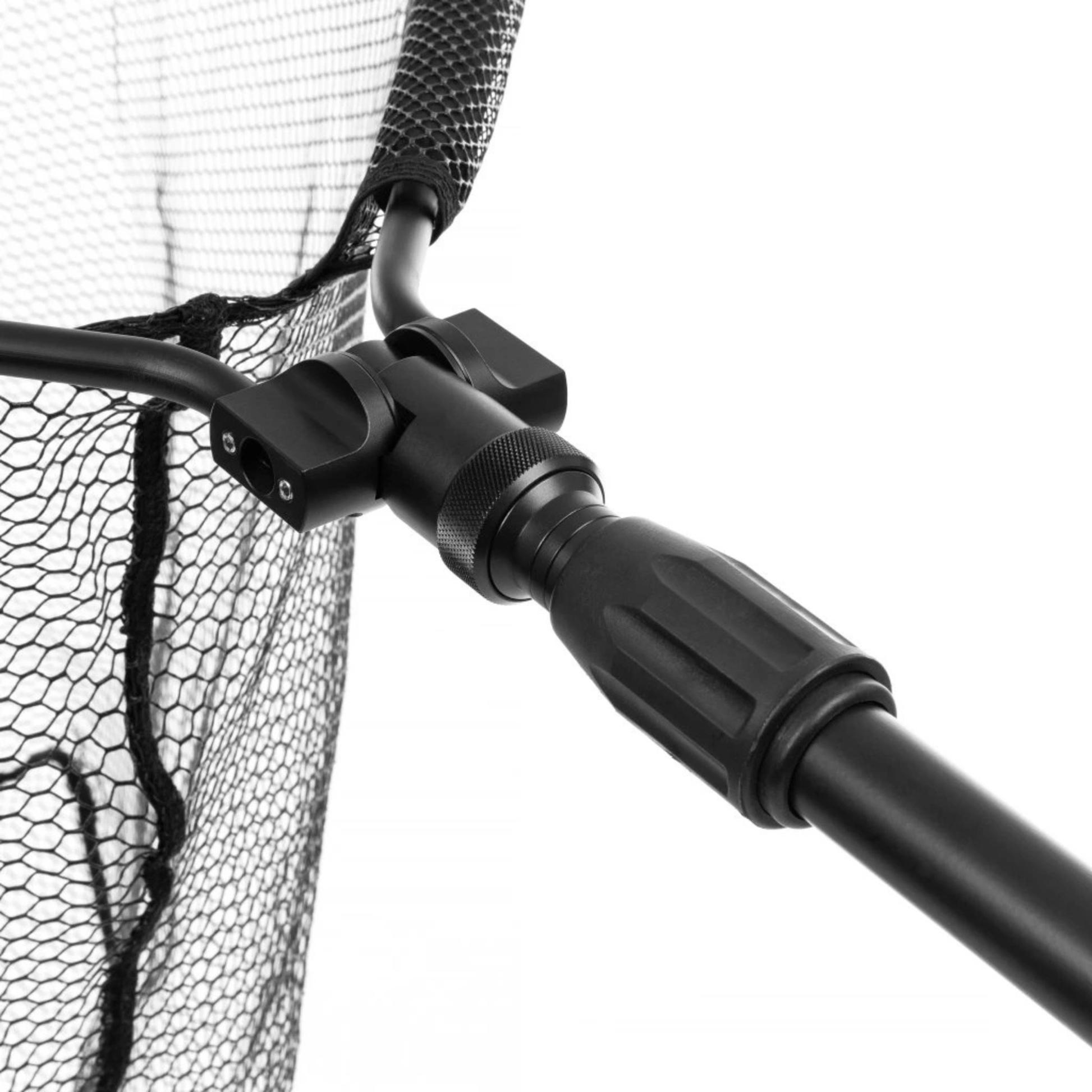 Fencl MAX XXL landing net telescopic handle detail close-up