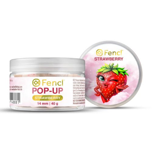 Fencl Pop-Up Strawberry 14mm white strawberry floating hookbait