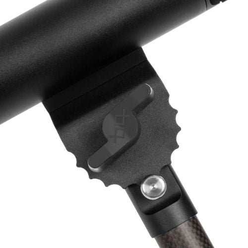 Fencl Rodpod Xtreme leg angle adjustment mechanism with serrated locking wheel and 11 positions