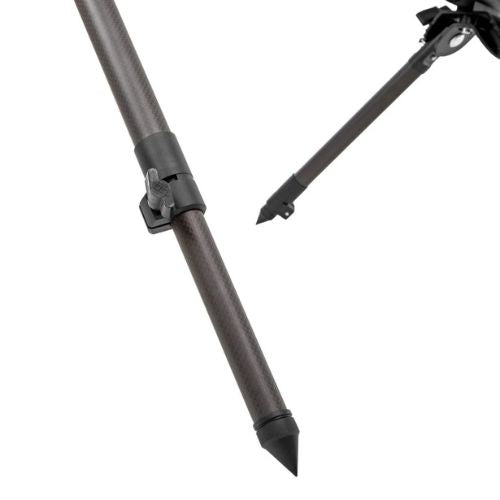 Fencl Rodpod Xtreme telescopic carbon leg with ground spike tip and locking mechanism
