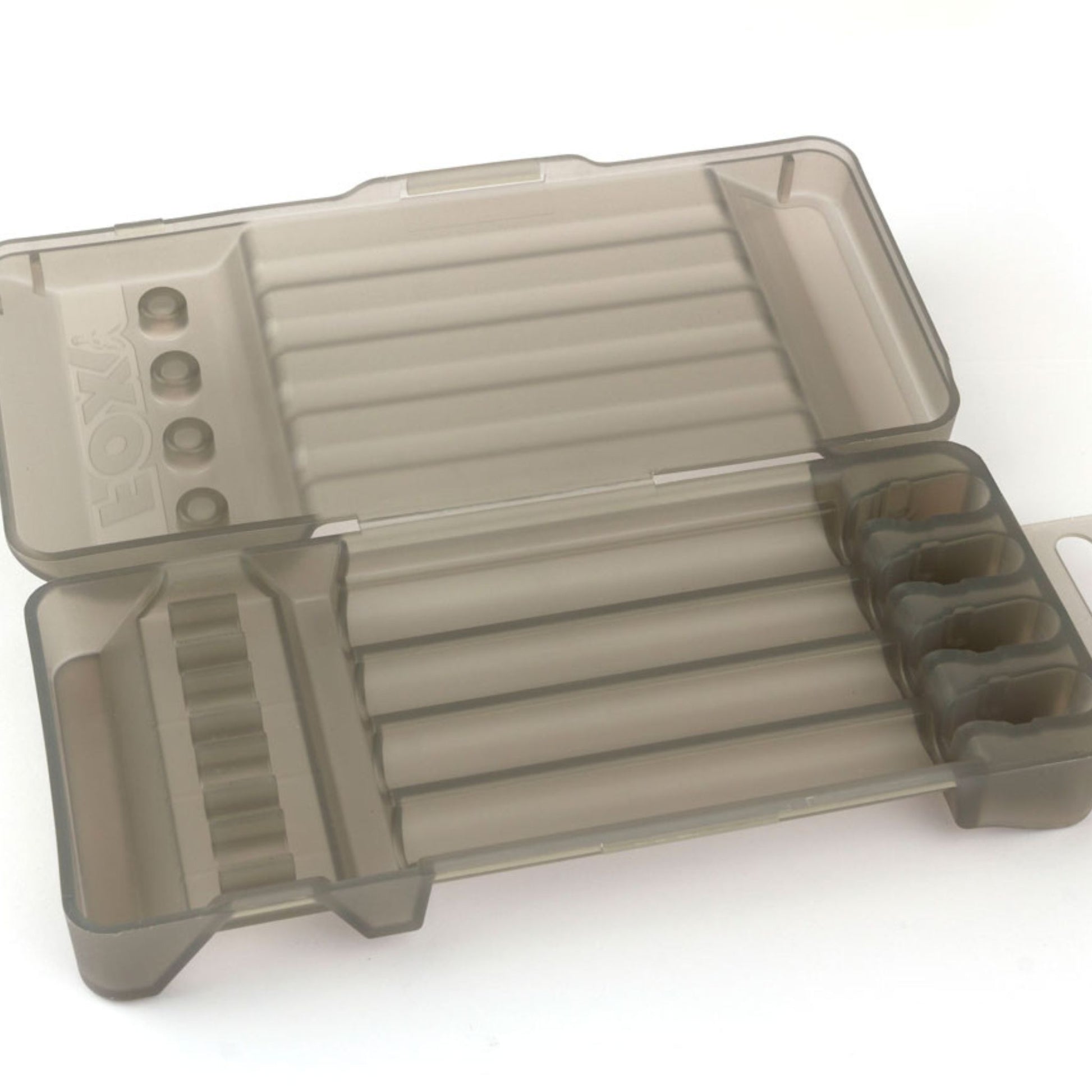 Fox Black Label Mini Swinger presentation case for storing and transporting mini swinger bite indicators