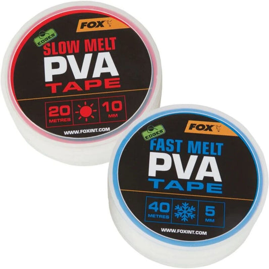 Fox Edges PVA tape in Fast and Slow Melt options for tying PVA bags and stringers