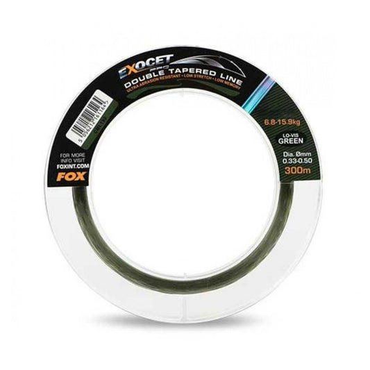 Fox Exocet Pro tapered leaders 12-30lb for carp fishing distance casting