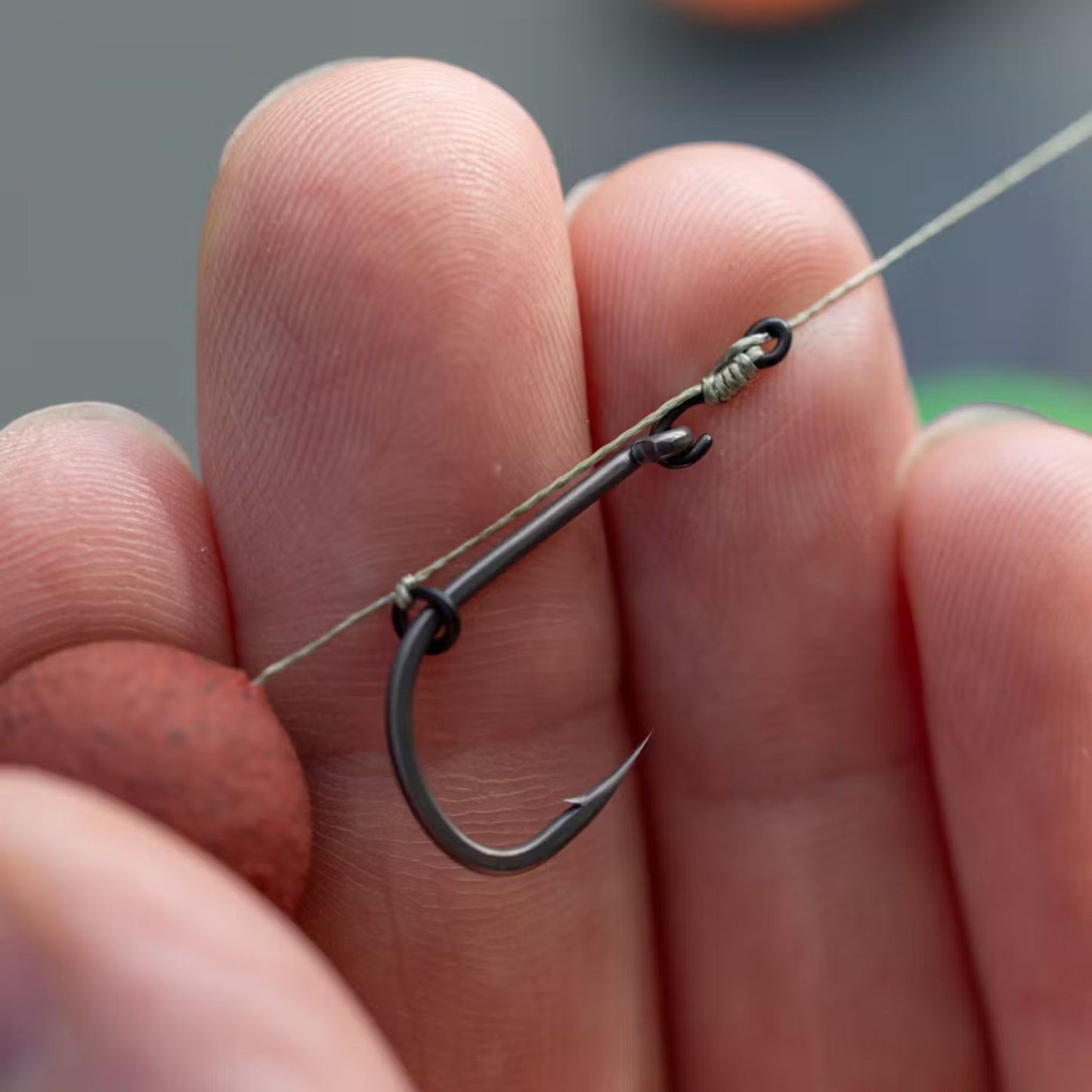 Korda Hook Klip close-up detail showing black nickel finish and spinner-style quick-change mechanism