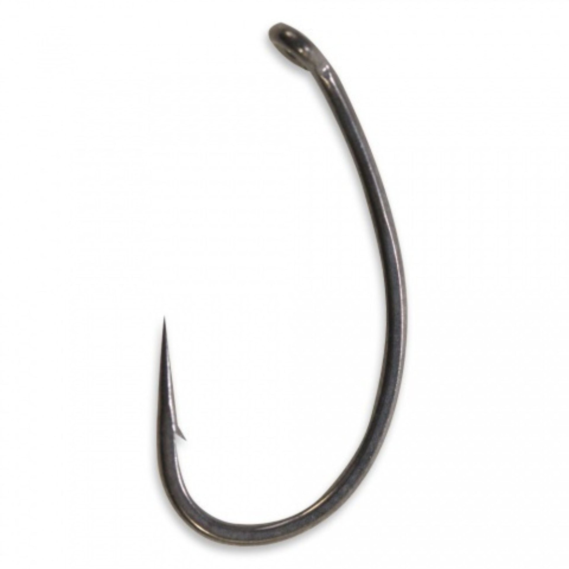 Korda Kurv Shank carp fishing hooks with curved shank and in-turned eye for KD and D-Rigs, 10 pack