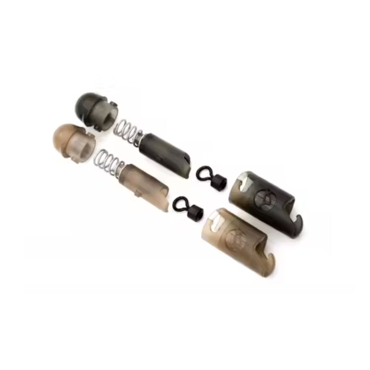 Korda Mini Heli-Safe components including barrel bead, springs and collar, 2 pack