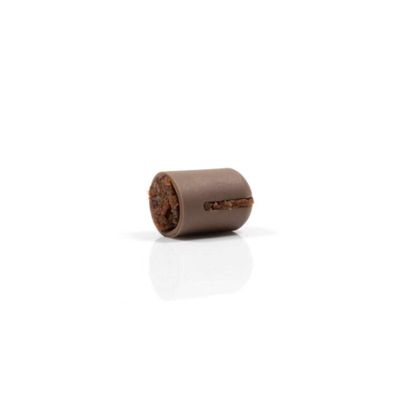 Liquirigs Bait-Cap Easy Hookbait System small dumbell 10mm x 15mm pellet brown