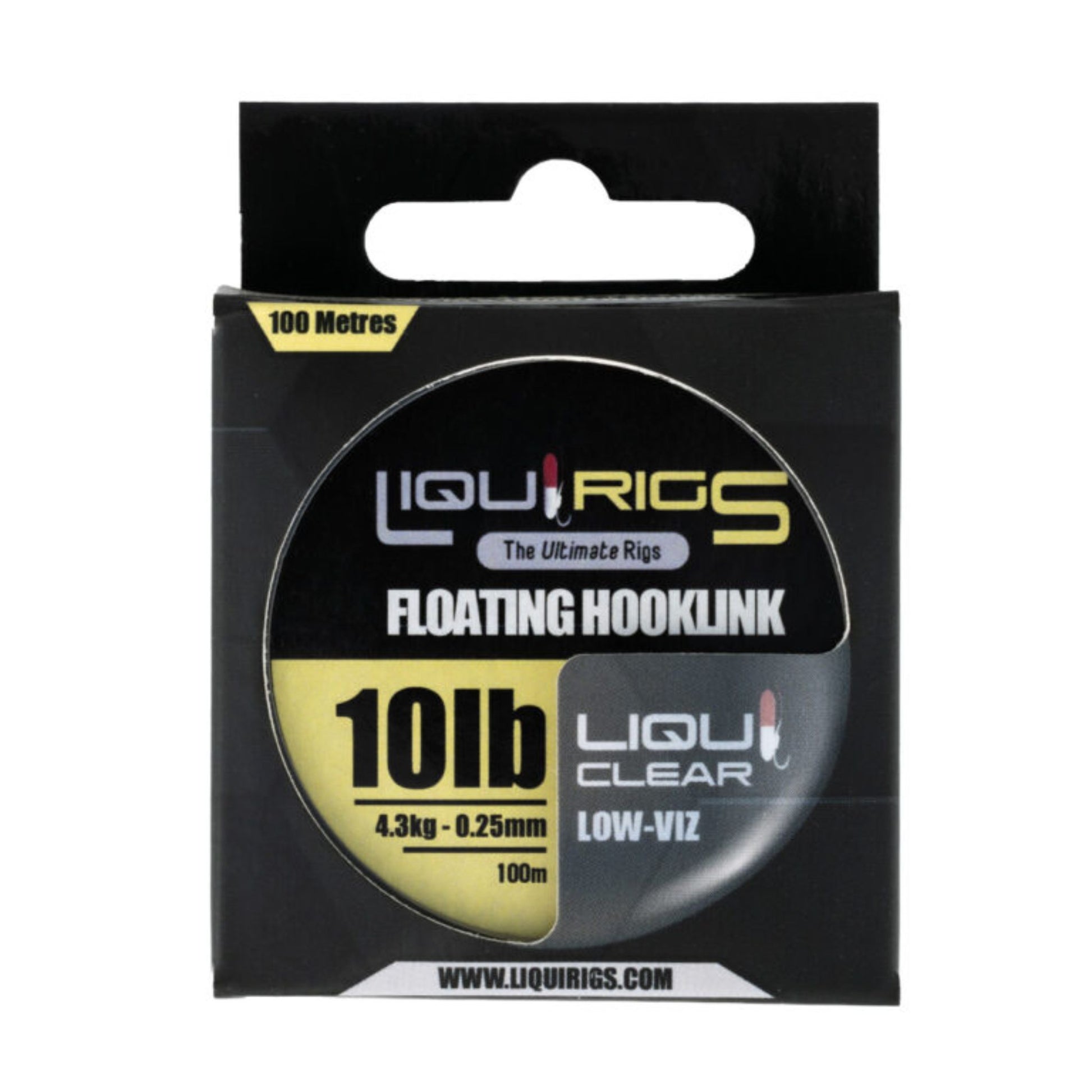 Liquirigs Floating Hooklink 100m 10lb for zig rig and surface fishing
