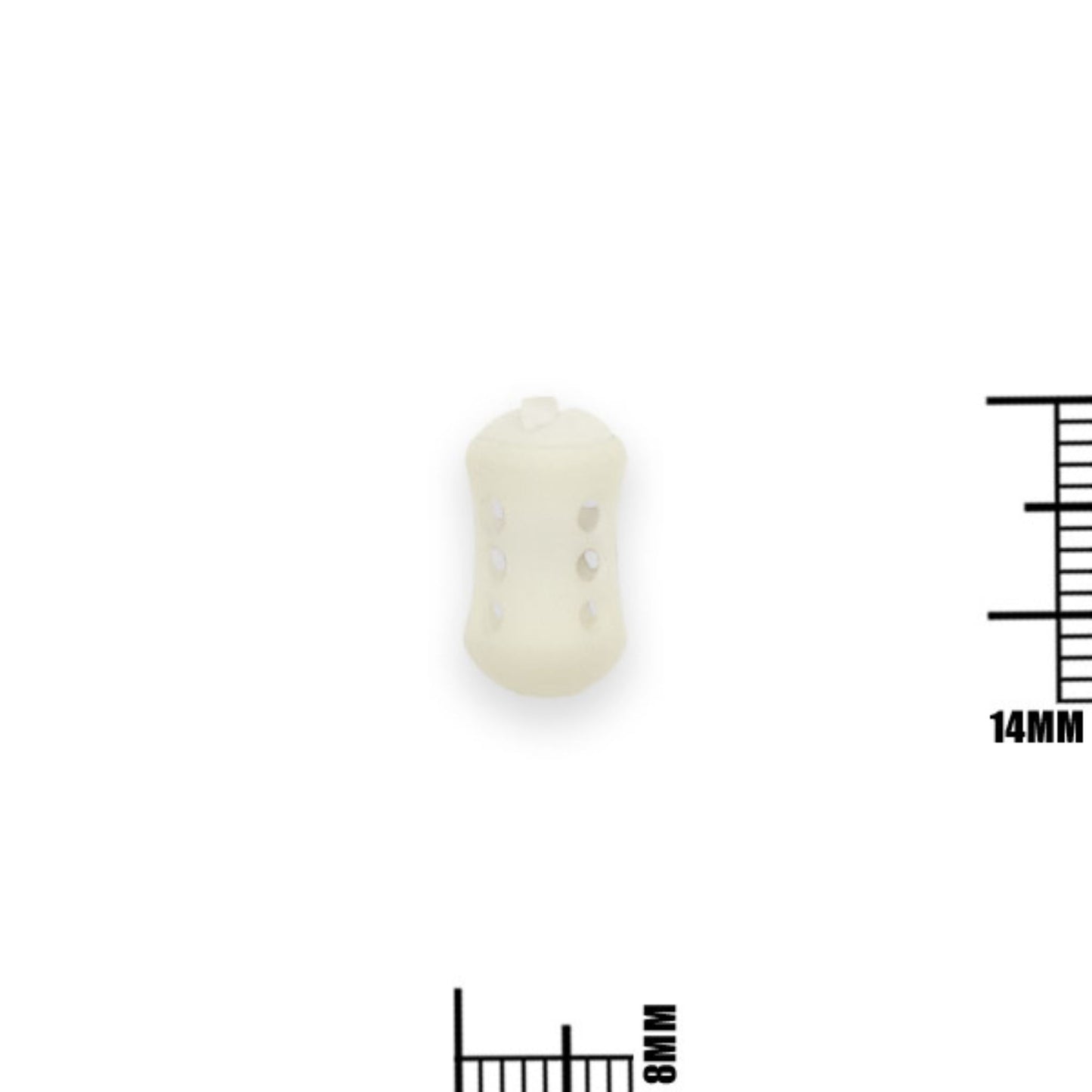 Liquirigs Multi-Bait Dumbell Hookbait System in-line 8mm washed out white