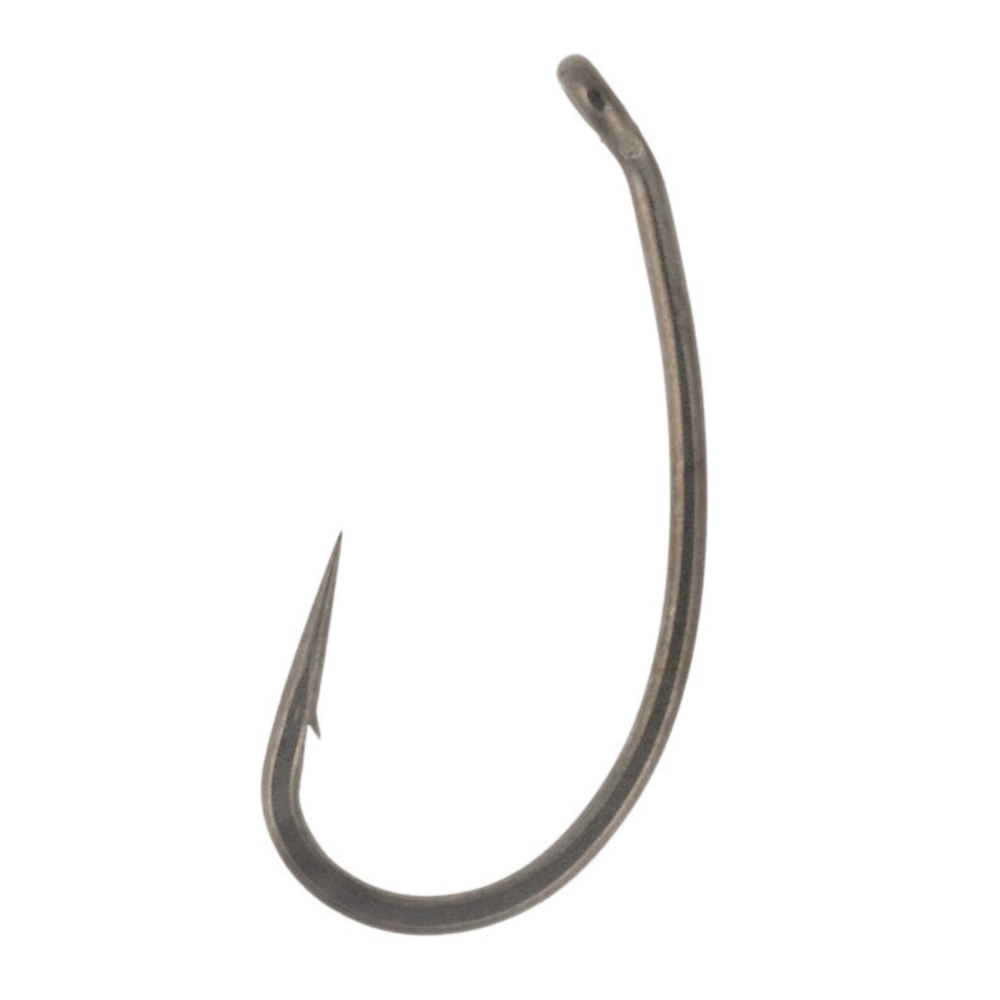 Liquirigs Ultipoint Medium Curve carp fishing hooks with curved shank and matte finish, 10 pack