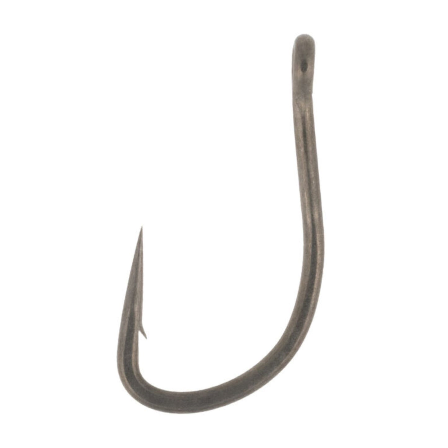 Liquirigs Ultipoint Stiff Rig carp fishing hooks with out-turned eye and matte finish for stiff hooklinks, 10 pack