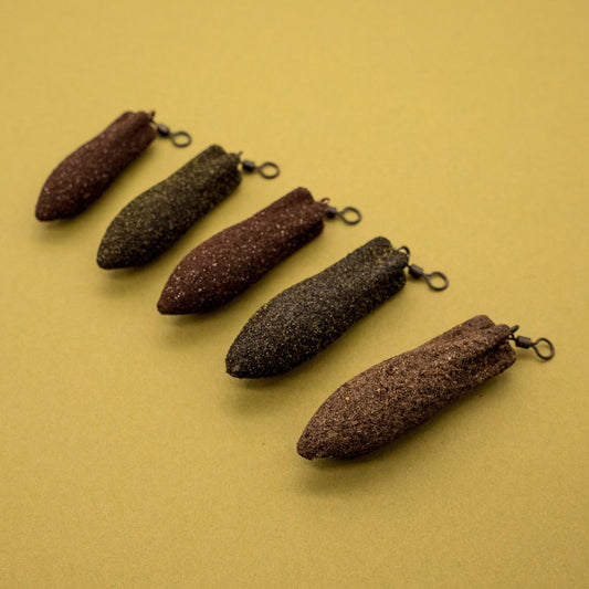 OMC Arra Swivel carp lead with unique winged shape for extreme casting performance, 3 pack