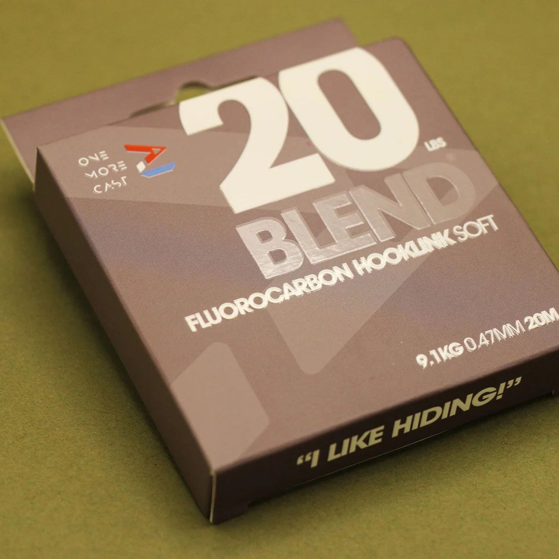 OMC Blend soft fluorocarbon hooklink 20m for carp fishing rigs