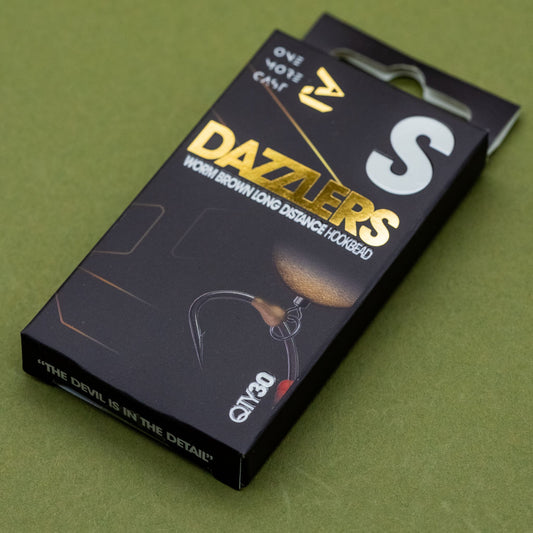 OMC Dazzlers Distance Hookbead brown 30 pack for size 4 hooks or smaller