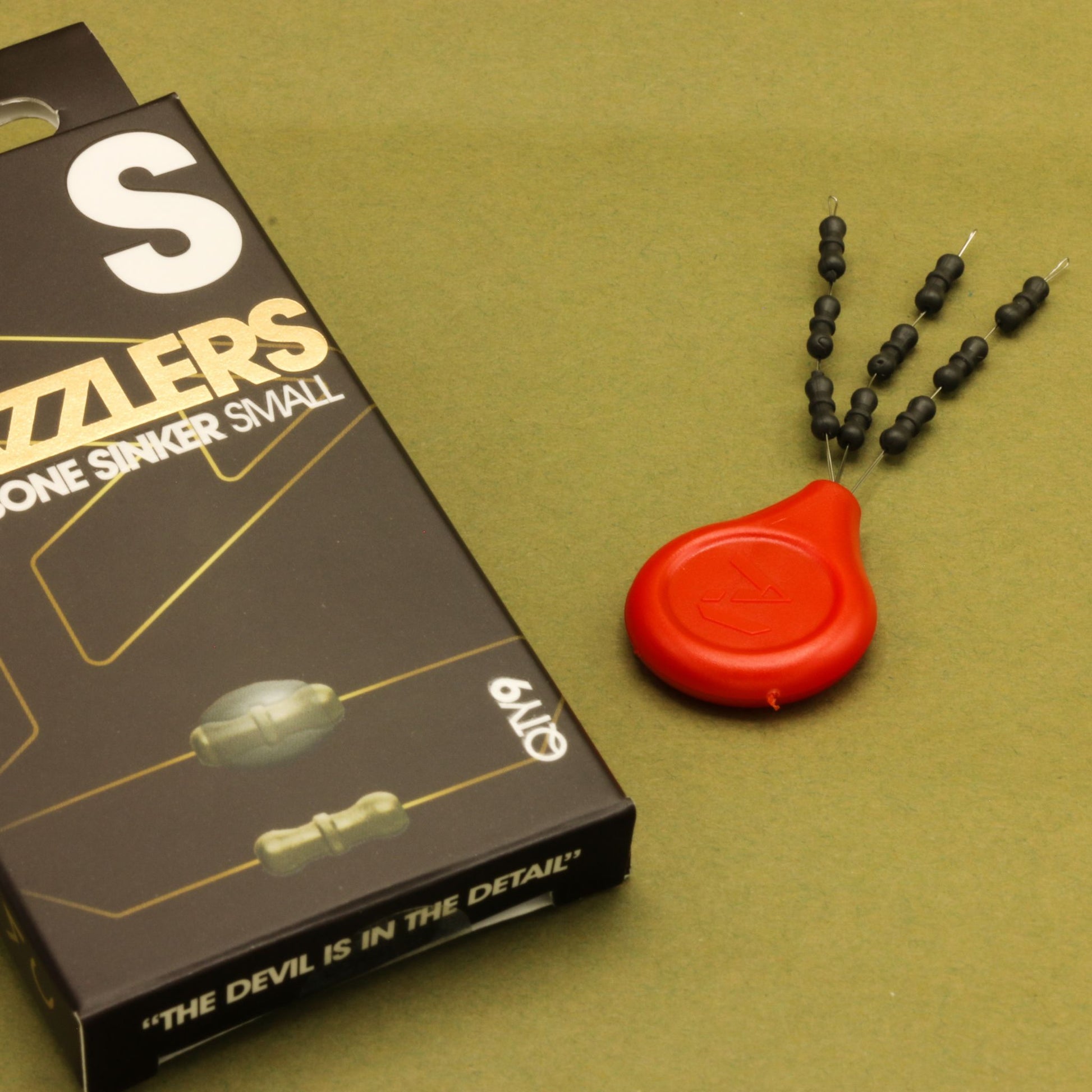 OMC Dazzlers Dog Bone Sinkers small size 9 pack for subtle rig weighting